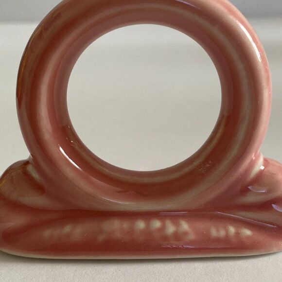 Fiestaware Retired Color Rose Discontinued Napkin Ring - Picture 3 of 6